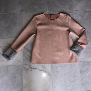 Zara pink shirt